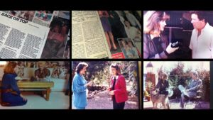 Randa Handler interview clippings and with Eva Gabor, Jane Russell, William Shatner and Rock Hudson